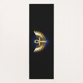Tapis De Yoga Ankh or avec ailes (Dos)