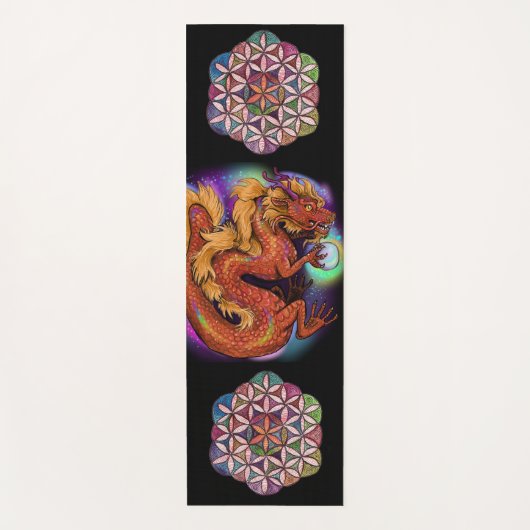 Tapis De Yoga Année chinoise du dragon 2024 (Devant)
