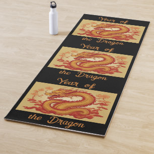 Tapis De Yoga Année du chat de Yoga Dragon