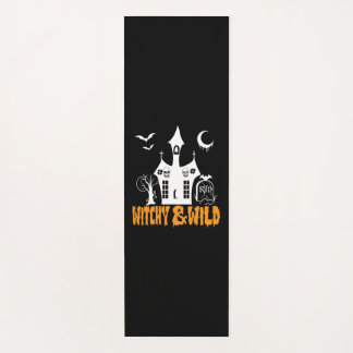 Tapis De Yoga Anniversaire Sauvage Et De La Cuisine D'Halloween