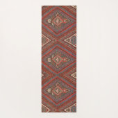 Tapis De Yoga Antique Oriental Faded Brown Kilim kurde (Dos)