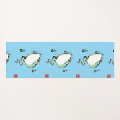 Tapis De Yoga Antique Origine Histoire Grumpy Frog Japonais Toad (Devant (Horizontal))