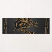 Tapis De Yoga Anubis antique d'Egypte. (Devant (Horizontal))