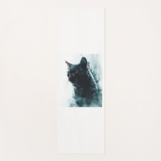 Tapis De Yoga Apocalypse de chat Zombie (Devant)