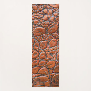 Tapis De Yoga apparence fausse en cuir de crocodile