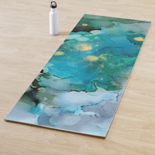 Tapis De Yoga Aqua Brume I (En situation)
