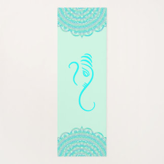 Tapis De Yoga Aqua Ganesha et Mandalas