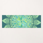 Tapis De Yoga Aquarell Mandala (Devant (Horizontal))