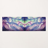 Tapis De Yoga Aquarelle Art Abstrait (Dos (Horizontal))