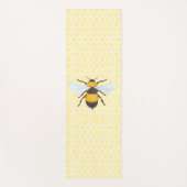 Tapis De Yoga Aquarelle Bee & Honeycomb (Devant)