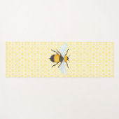 Tapis De Yoga Aquarelle Bee & Honeycomb (Devant (Horizontal))