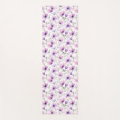 Tapis De Yoga Aquarelle Botanique Motif Floral (Devant)