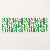 Tapis De Yoga Aquarelle Crocodile Alligator arc-en-ciel Personna (Dos (Horizontal))