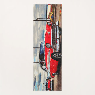 Tapis De Yoga Aquarelle de Chevrolet Bel Air 1956