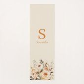 Tapis De Yoga Aquarelle florale (Devant)