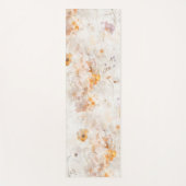 Tapis De Yoga Aquarelle Florale Boho  (Devant)