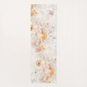Tapis De Yoga Aquarelle Florale Boho  (Dos)