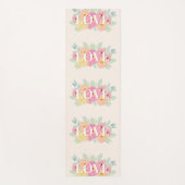 Tapis De Yoga Aquarelle florale Design (Devant)