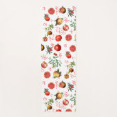 Tapis De Yoga Aquarelle grenade Motif de fruits méditerranéen (Devant)