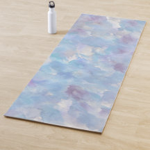 Aquarelle moderne Lavender Grey Dream Yoga Mat