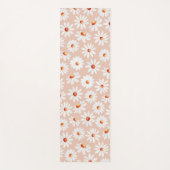 Tapis De Yoga Aquarelle Motif bleu rose Arrière - plan (Devant)