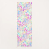 Tapis De Yoga Aquarelle Pastel Rainbow Tie Dye (Devant)