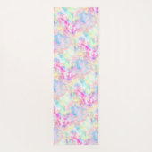 Tapis De Yoga Aquarelle Pastel Rainbow Tie Dye (Dos)