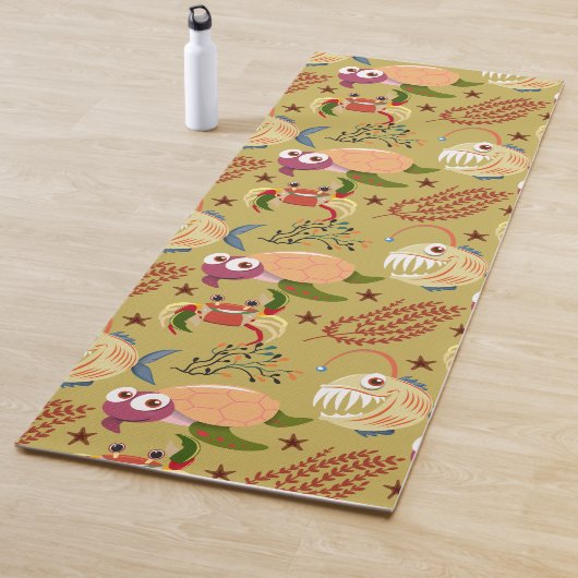 Tapis De Yoga Aquatic animals | ocean underwater life (En situation)