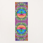 Tapis De Yoga Arbre d'arc-en-ciel de la vie (Devant)