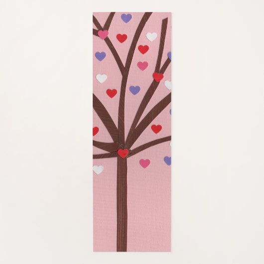 Tapis De Yoga Arbre de coeur (Devant)