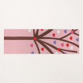 Tapis De Yoga Arbre de coeur (Devant (Horizontal))