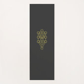 Tapis De Yoga Arbre De Vie Géométrie Sacrée (Devant)