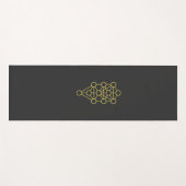 Tapis De Yoga Arbre De Vie Géométrie Sacrée (Devant (Horizontal))