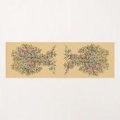 Tapis De Yoga Arbre De Vie - Spirales Fruits Feuille 1 (Devant (Horizontal))