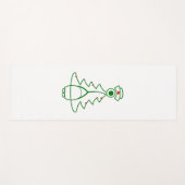 Tapis De Yoga Arbre stéthoscope (vert) (Devant (Horizontal))