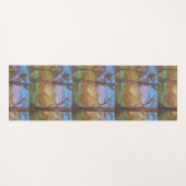 Tapis De Yoga Arbres au coucher du soleil (Devant (Horizontal))