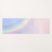 Tapis De Yoga Arc en ciel d'espoir - pastel, (Devant (Horizontal))