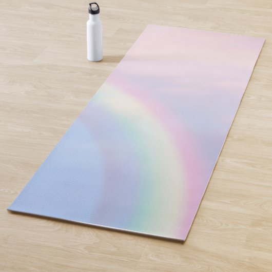 Tapis De Yoga Arc en ciel d'espoir - pastel, (En situation)
