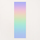 Tapis De Yoga Arc-en-ciel pastel (Devant)