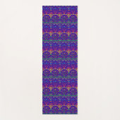 Tapis De Yoga Arc-en-ciel violet | Boho Sunrise (Devant)