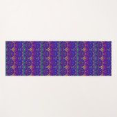 Tapis De Yoga Arc-en-ciel violet | Boho Sunrise (Devant (Horizontal))