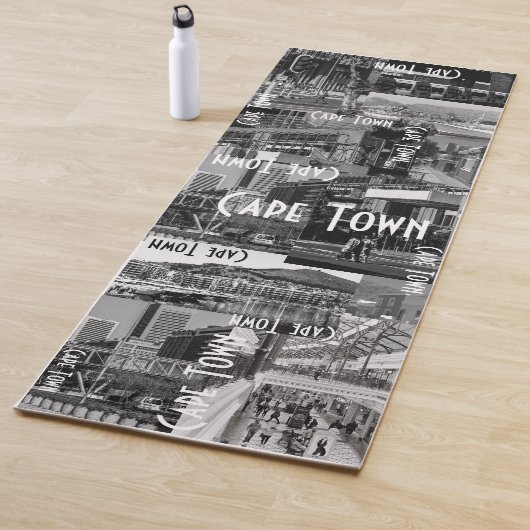 Tapis De Yoga Architecture du Cap Monochrome (En situation)