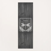 Tapis De Yoga Argent Dragonfly Rustic Yoga Mat (Devant)