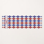 Tapis de Yoga Argyle Americana (Devant (Horizontal))