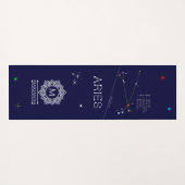 Tapis De Yoga Aries de Zodiac Constellation (Dos (Horizontal))