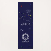 Tapis De Yoga Aries de Zodiac Constellation (Devant)