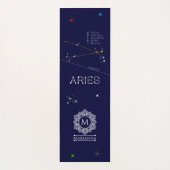 Tapis De Yoga Aries de Zodiac Constellation (Dos)