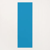 Tapis De Yoga Arrière - plan bleu cristallisé Abstrait (Dos)