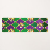 Tapis De Yoga Arrière - plan de bijoux Mardi Gras (Dos (Horizontal))