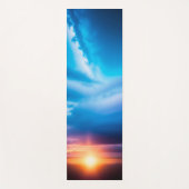 Tapis de yoga arrière - plan du lever du soleil (Devant)